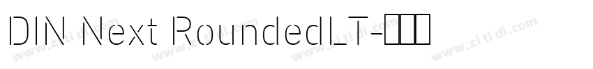 DIN Next RoundedLT字体转换